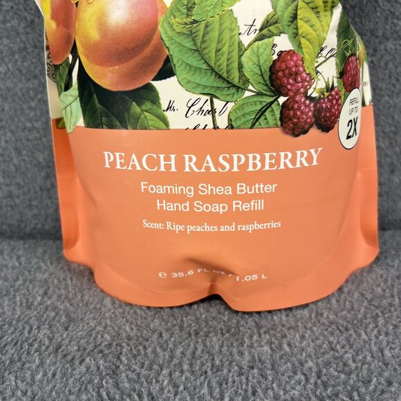 MICHEL Design Works PEACH RASPBERRY Foaming Shea Butter Hand Soap Refill 35.6 oz - Picture 9 of 12